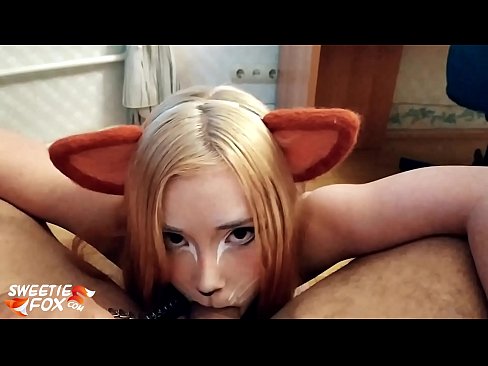 ❤️ Kitsune engole a pila e o esperma na boca ❤️ Porno vídeo em nós